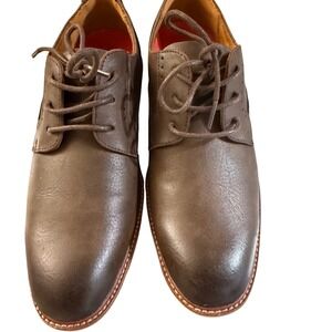Stacy‎ Adams Kids Brown Leather Lace Up Oxford Dress Shoes Size 4